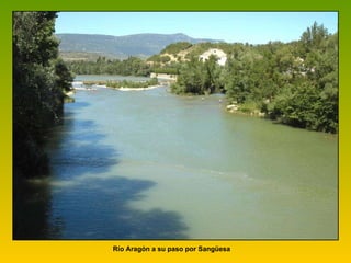 Río Aragón a su paso por Sangüesa 