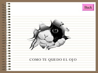 Back COMO TE QUEDO EL OJO 