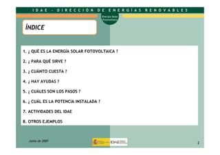 Energía solar fotovoltáica