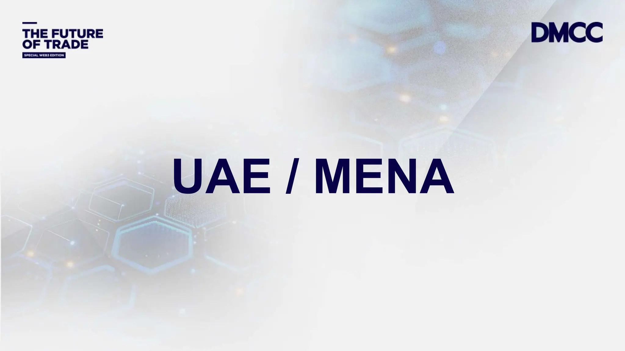 Data Classification: Sensitive
UAE / MENA
 