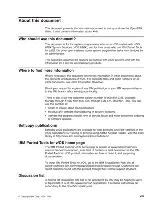 IBM Ported Tools for z/OS User’s Guide | PDF