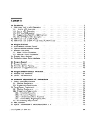 Program Directory for IBM Ported Tools for z/OS | PDF