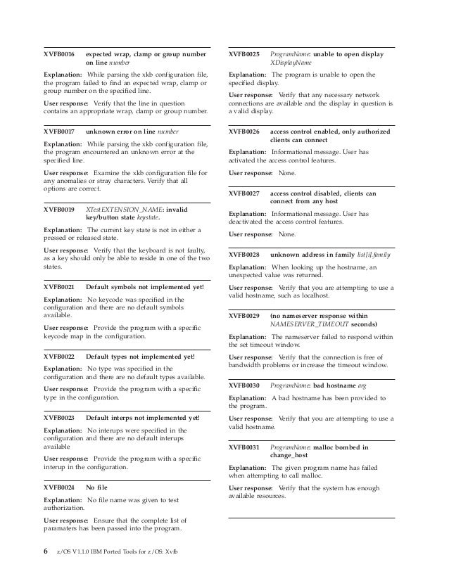 IBM Ported Tools for z/OS Xvfb User's Guide