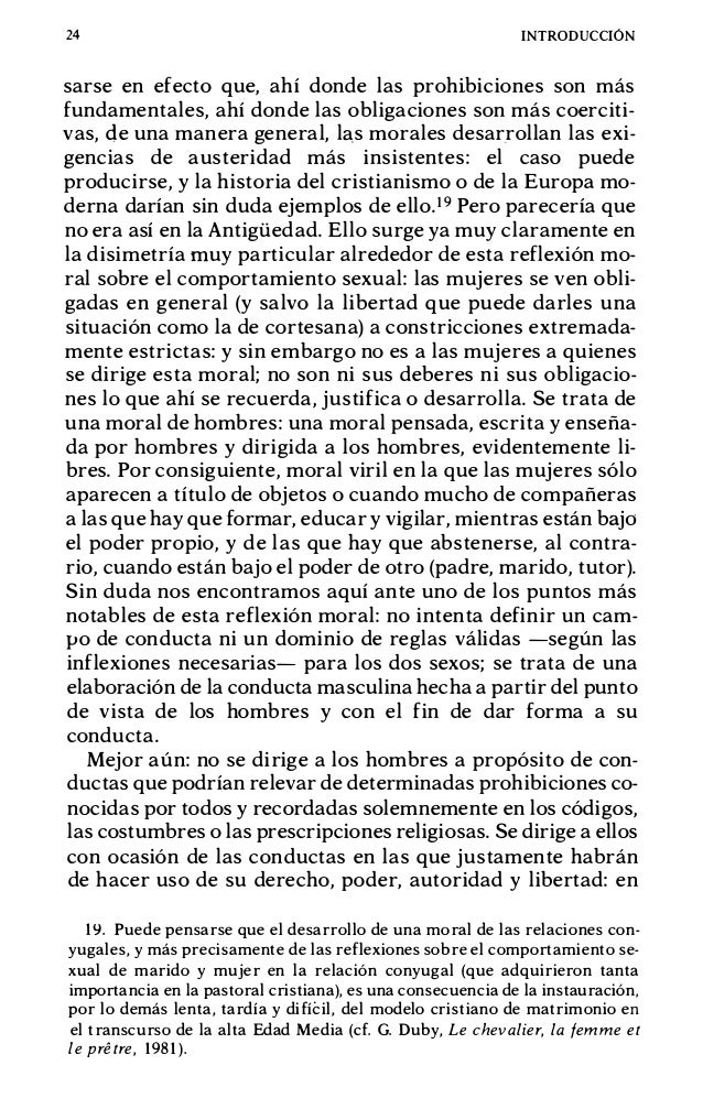 Foucault historia de la sexualidad ii el uso de los placeres 1984 Foucault historia de la sexualidad ii el uso de los placeres 1984