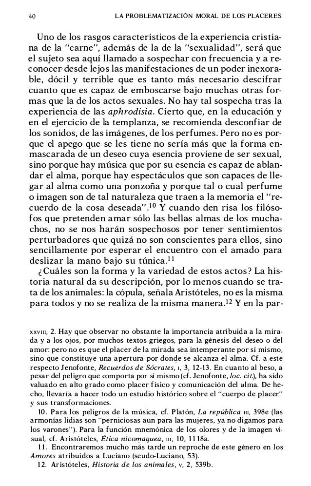 Foucault historia de la sexualidad ii el uso de los placeres 1984 Foucault historia de la sexualidad ii el uso de los placeres 1984
