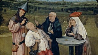 ‘A Extração da Pedra da Loucura’, Hieronymus Bosch, 1480
 