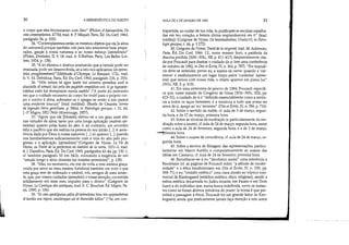 30 A HERMENJ:UTICA DO SUJEITO
o corpo que eles friccionaram com óleo" (philon d'Alexandrie, De
vita contemplativa, 477M, trad. fr. P Miquel, Paris, Éd. Du Cerf, 1963,
parágrafo 36, p. 105).
34. "Contemplaremos então os mesmos objetos que ela [a alma
do universo] porque também nós para isto estaremos bem prepa-
rados, graças à nossa natureza e ao nosso esforço (epimeleíaisY'
(p.lotin, Ennéades, lI, 9, 18, trad. fr. E.Bréhier, Paris, Les Benes Let-
tres, 1924, p. 138).
35. liA lei elimina o destino ensinando que a virtude pode ser
ensinada, pode ser desenvolvida, se a isto nos aplicamos (ex epime-
leías prosginoménen)"(Méthode d'Olympe, Le Banquet, 172c, trad.
fr. V.-H. Debidour, Paris, Éd. Du Cerf, 1963, parágrafo 226, p. 255).
36. "Hóte toínun hê ágan haúte tou sómatos epiméleia autô te
alusitelês tô sómati, kai prós tén psykhên empódion esti; tó ge hypopep-
tokénai toúto kaz therapeúein manía saphês" (liA partir do momento
em que o cuidado excessivo do corpo for inútil para o próprio cor-
po e nocivo à alma, submeter-se e apegar-se então a isto parece
uma evidente loucura" [trad. inédita]). (Basile de Césarée, Sermo
de legendis libris gentilium, p. 584d, in Patrologie grecque, t. 31, éd.
J.-P Migne, SEU Petit-Montrouge, 1857).
37. "Agora que ele [Moisés] elevou-se a um grau mais alto
nas virtudes da alma, tanto por uma longa aplicação (makràs epi-
meleías) quanto pelas luzes do alto, é, ao contrário, um encontro
feliz e pacífico que ele realiza na pessoa de seu irmão [...1.A assis-
tência dada por Deus à nossa natureza [...] só aparece [...] quando
nos familiarizamos suficientemente com a vida do alto pelo pro-
gresso e a aplicação (epimeleias)"(Grégoire de Nysse, La Vie de
Moise, ou Traité de la perfection en matiere de la vertu, 337c-d, trad.
fr. J. Daniélou, Paris, Éd. Du Cerf, 1965, parágrafos 43-44, pp. 130-1;
cf. também parágrafo 55 em 341b, colocando a exigência de um
"estudo longo e sério (toiaútes kai tosaútes epimeleías)", p. 138).
38. "Mas, no momento, eis-me de volta a esta mesma graça,
unida por amor ao meu mestre; fortalecei também em mim o que
esta graça tem de ordenado e estável, vós, amigos de meu aman-
te, que, por vossos cuidados (epimeleía) e vossa atenção, conservais
solidamente em mim meu impulso para o divino" (Grégoire de
Nysse, Le Cantique des cantiques, trad. fr. C. Bouchet, Éd. Migne, Pa-
ris, 1990, p. 106).
39. "Ei oun apoklyseias pálin di'epimeleías bíou ton epiplasthénta
tê kardía sou mpon, analámpsei soi to theoeidês kállos" ("Se, em con-
AULA DE 6 DE JANEIRO DE 1982 31
trapartida, ao cuidar de tua vida, tu purificares as escórias espalha-
das em teu coração, a beleza divina resplandescerá em ti" [trad.
inédita]) (Grégoire de Nysse, De beatitudinibus, OratioVI, in Patro-
logie grecque, t. 44, p. 1272).
40. Grégoire de Nysse, Traité de la virginité, trad. M. Aubineau,
Paris, Éd. Du Cerf, 1966. Cf., neste mesmo livro, a parábola da
dracma perdida (300c-301c, XII, p. 411-417), freqüentemente cita-
da por Foucault para ilustrar o cuidado de si (em uma conferência
de outubro de 1982, in Dits et Écrits, IV; n. 363, p. 787): "Por impudí-
cia deve-se entender, penso eu, a sujeira da carne: quando a 'var-
remos' e estabelecemos um lugar limpo pelos 'cuidados' (epime-
Ieía) que temos com nossa vida, o objeto aparece em plena luz"
(301c, XII. 3, p. 415).
41. Em uma entrevista de janeiro de 1984, Foucault especifi-
ca que, neste tratado de Gregório de Nissa (303c-305c, XIII, pp.
423-31), o cuidado de si é "definido essencialmente como a renún-
cia a todos os laços terrestres; é a renúncia a tudo que possa ser
amor de si, apego ao 'eu' terrestre" (Dits et Écrits, N, n. 356, p. 716).
42. Sobre o sentido da meléte, cf. aula de 3 de março, segun-
da hora, e de 17 de março, primeira hora.
43. Sobre as técnicas de meditação (e particularmente de me-
ditação sobre a morte), cf. aula de 24 de março, segunda hora, assim
como a aula de 24 de fevereiro, segunda hora, e a de 3 de março,
---"'1"rimeira hora.
44. Sobre o exame de consciência, cf. aula de 24 de março, se-
gunda hora.
45. Sobre a técnica de filtragem das representações, particu-
larmente em Marco Aurélio e comparativamente ao exame das
idéias em Cassiano, cf. aula de 24 de fevereiro, primeira hora.
46. Reconhecer-se-á no "dandismo moral" uma referência a
Baudelaire (cf. as páginas de Foucault sobre Na atitude de moder-
nidade" e o êthos baudelairiano em Dits et t-crits, IV, n. 339, pp.
568-71) e no "estádio estético" uma clara alusão ao tríptico exis-
tencial de Kierkegaard (estádios estético, ético, religioso), sendo a
esfera estética (incamada no Judeu errante, em Fausto e em Dom
Juan) a do indivíduo que, numa busca indefinida, sorve os instan-
tes como se foram átomos precários de prazer (a ironia é que per-
mitirá a passagem à ética). Foucault foi um grande leitor de Kier-
kegaard, ainda que praticamente jamais faça menção a este autor
 