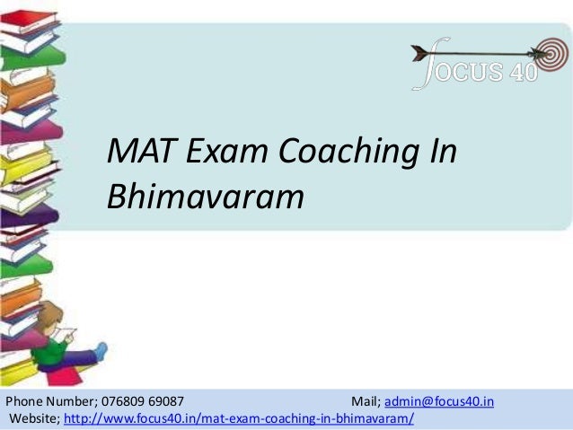 Mat Exam Coaching In Bhimavaram