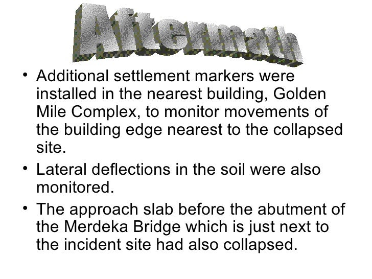 Building settlement marker