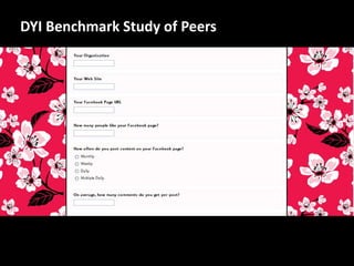 DYI Benchmark Study of Peers
 