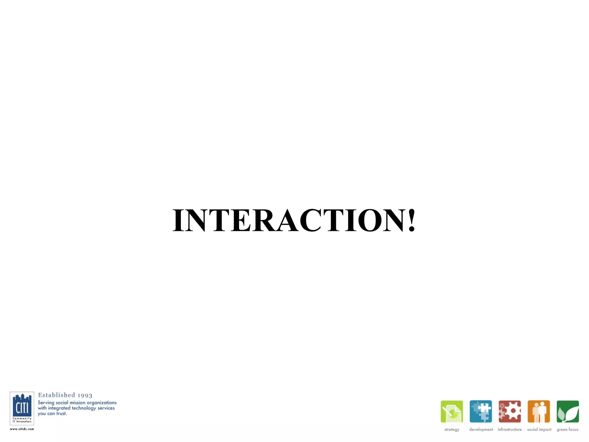 INTERACTION! 