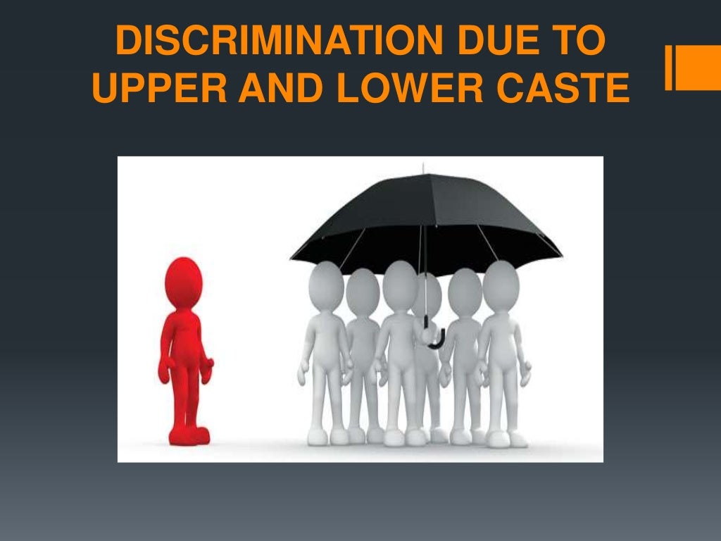 inequalities due to caste system