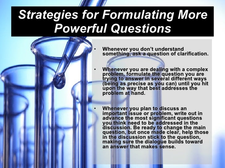 Foundation for critical thinking