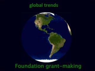 global trends




Foundation grant-making
 