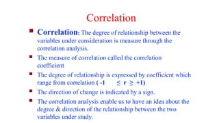 Comprehensive Guide to Correlation and Regression in Data Science | PPTX