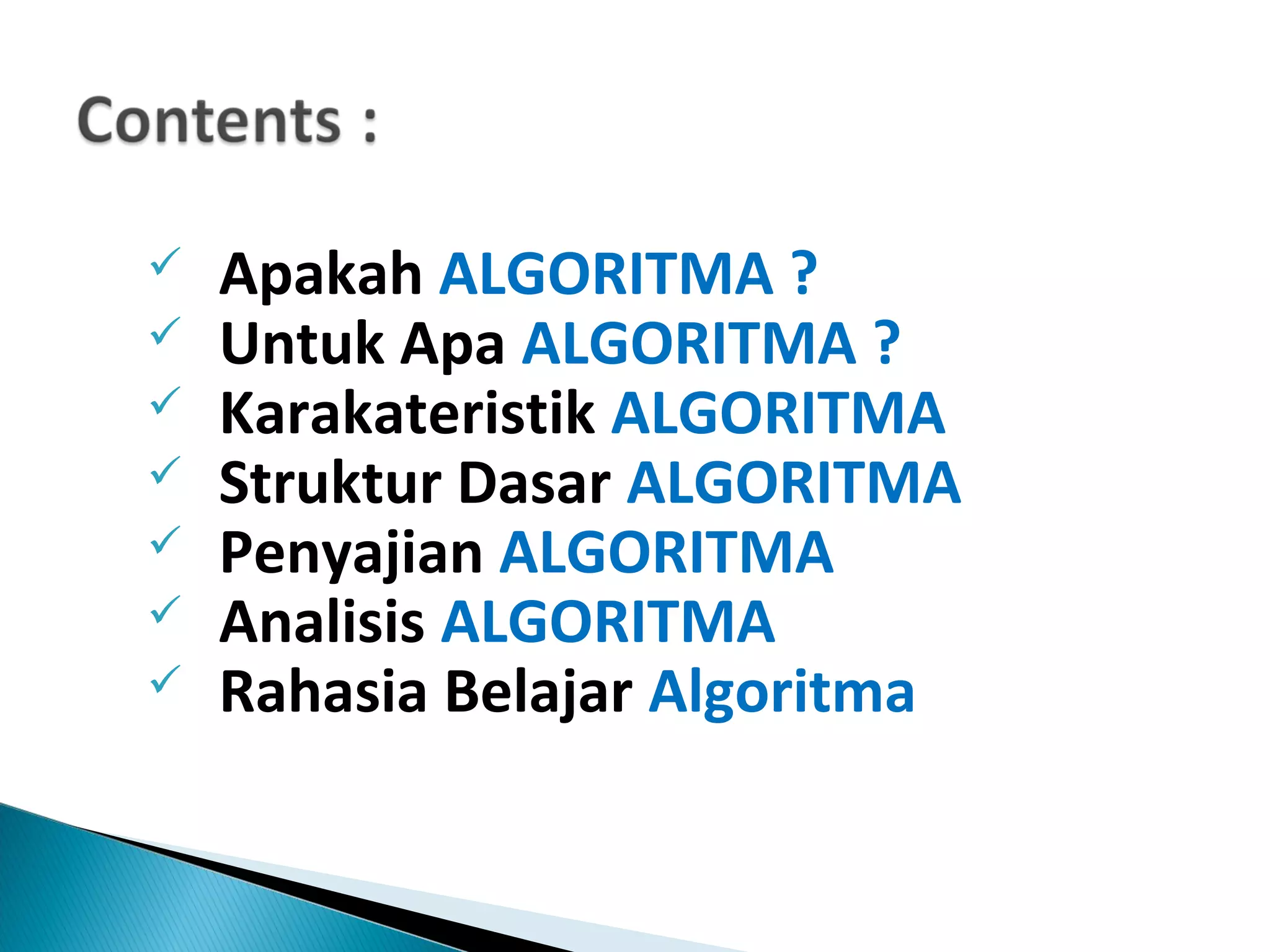 Foundation of algorithm PPT