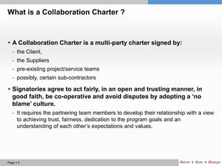 Foundation of a Multi-Partner Delivery Model | PDF