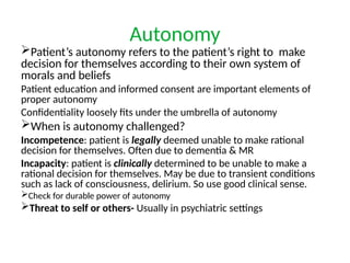 Foundation of bioethics.pptx for MBBS students | PPTX