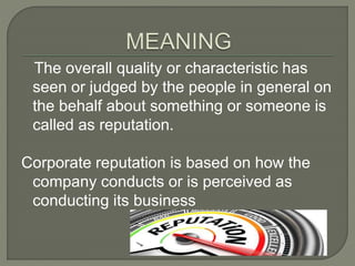 Foundation of corporate communication | PPTX