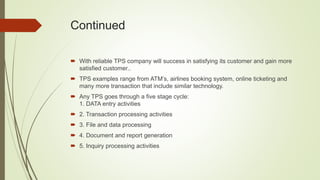 Foundation Of Information System | PPTX