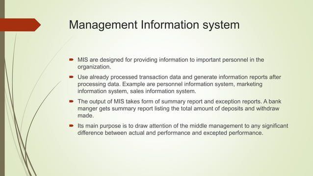 Foundation Of Information System | PPTX
