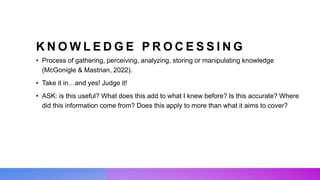 Foundation of knowledge lesson plan | PPT