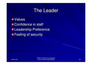 Foundation Of Leadership | PDF