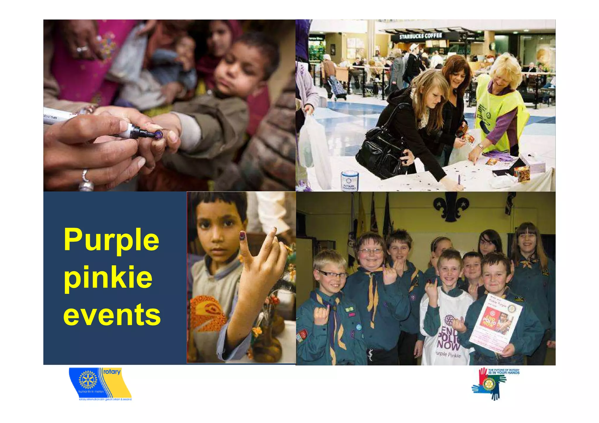 Purple
pinkie
events
 