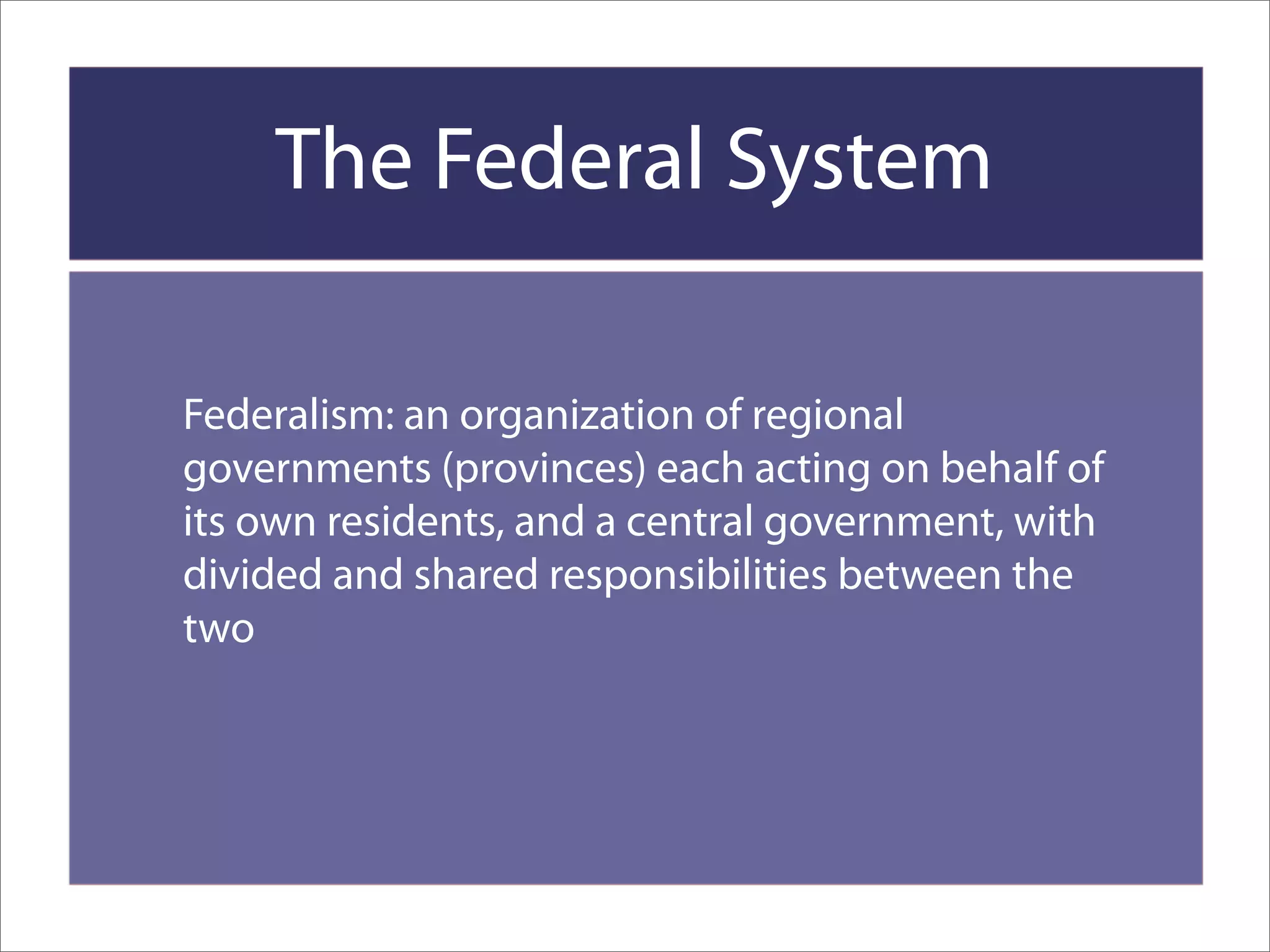 Foundations Of Government