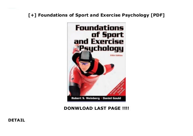 Foundations of Sport and Exercise Psychology [PDF]