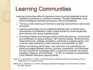 Goal-based scenarios and problem-based learning