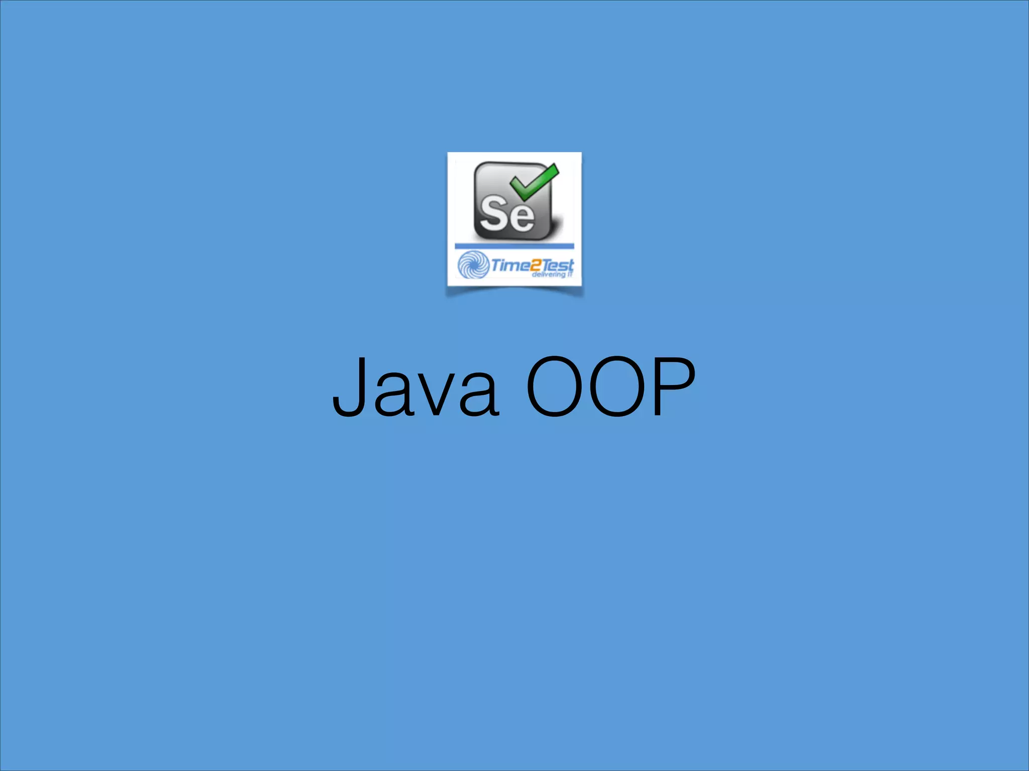 Java OOP

 