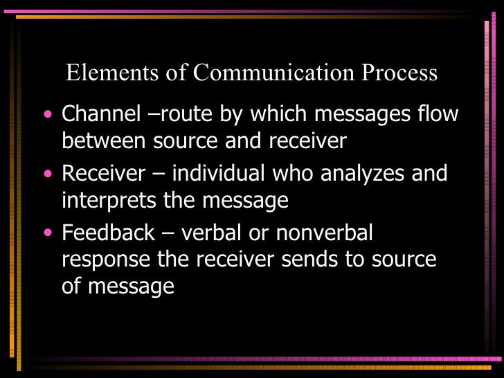 Foundations of communication