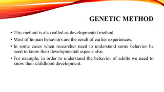 Foundations of developmental thinking | PPTX