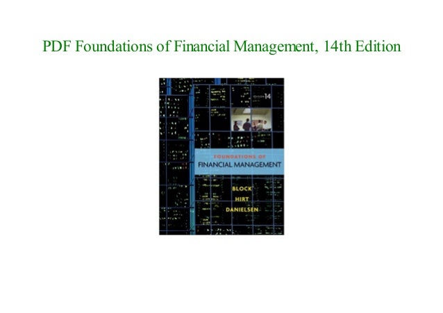 Fundamentals Of Financial Management 14th Edition Pdf Free Download