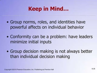 Foundations of group behavior | PPT