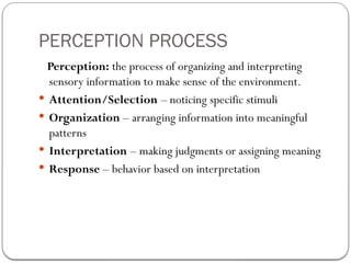 Foundations of Individual Behavior and its importance | PPTX