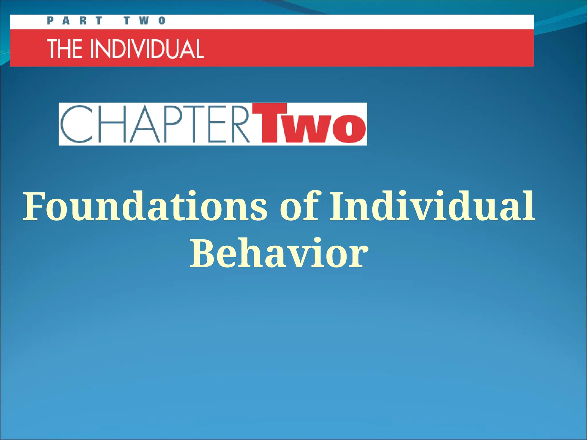 Foundations of Individual Behavior (revised).ppt