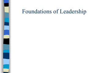 Foundations of Leadership 