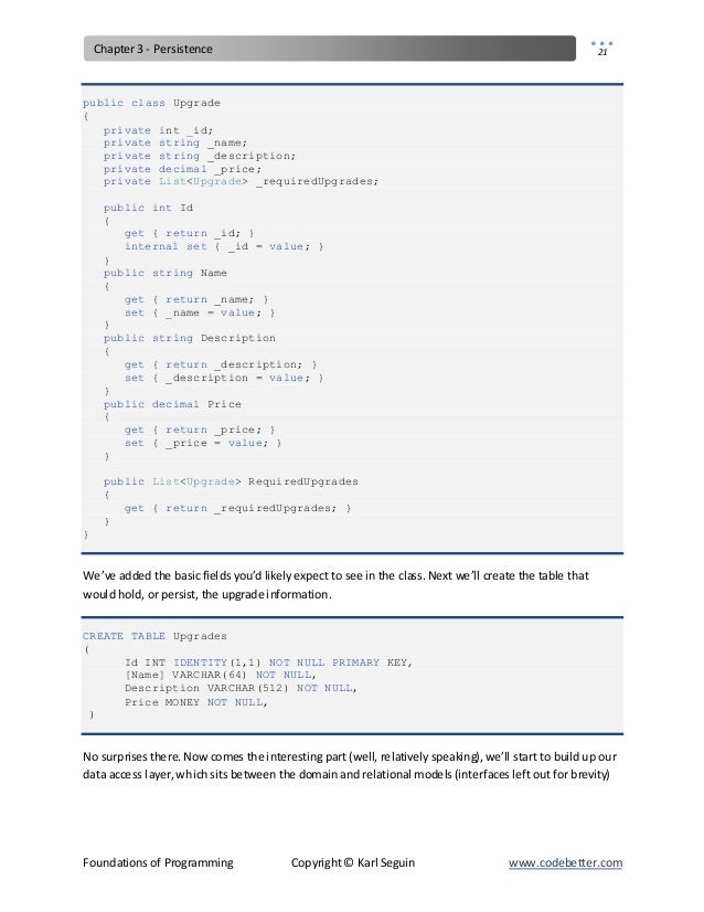 Foundations of programming