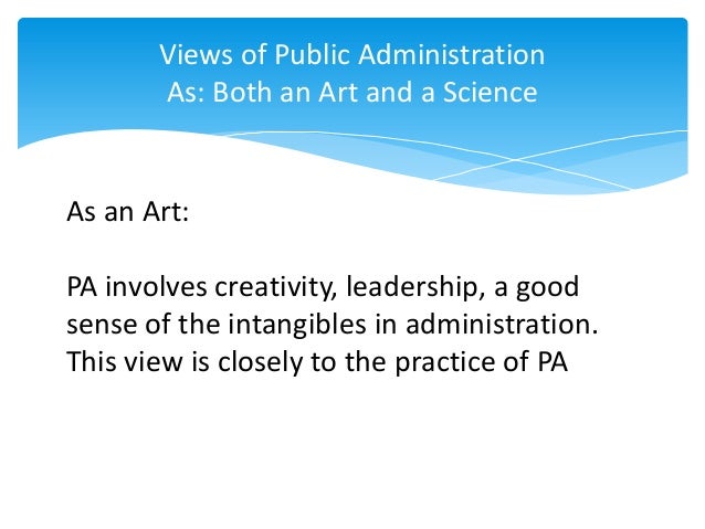 public administration definition
