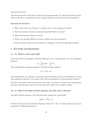Foundations of Quantum Field Theory and the Standard Model: A Graduate ...