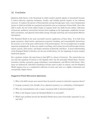 Foundations of Quantum Field Theory and the Standard Model: A Graduate ...
