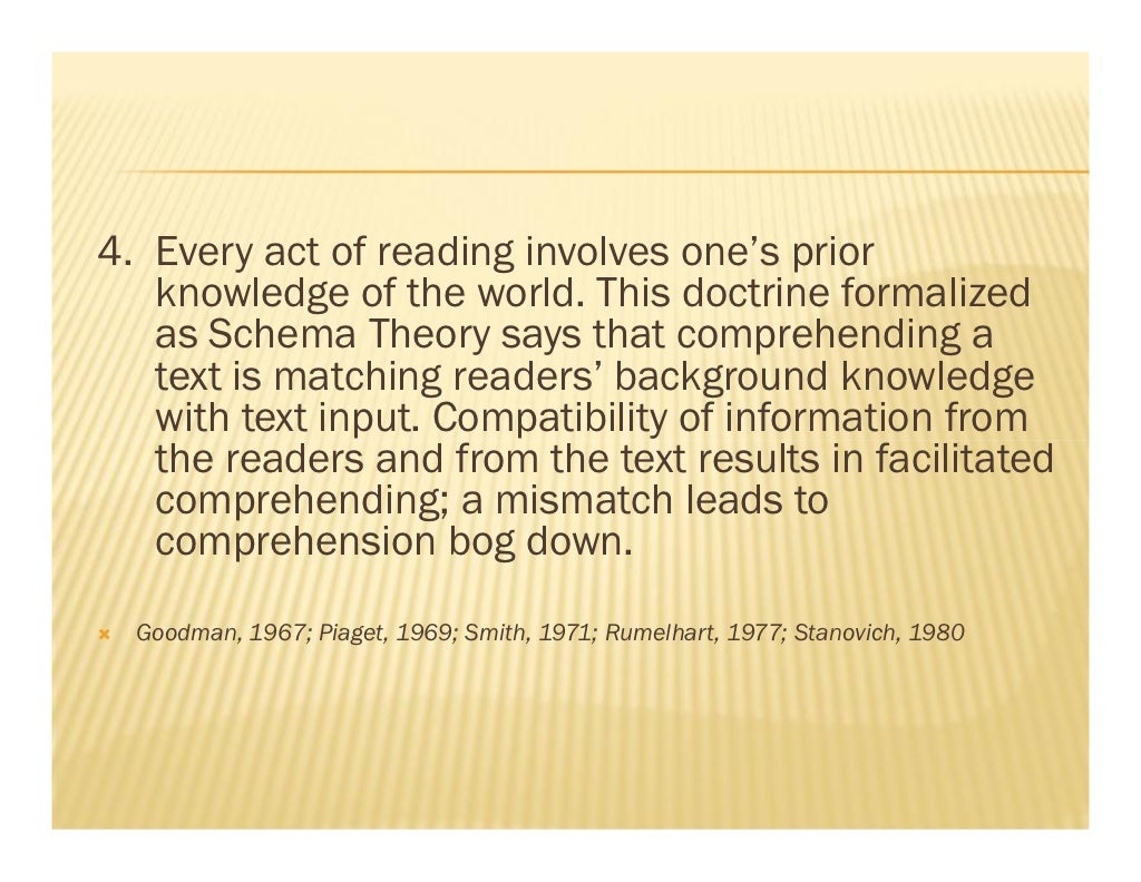 Foundations of reading