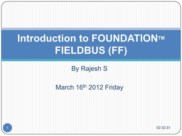 Understanding about Foundationtm fieldbus | PPT