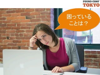 困っている	
  
ことは？	

 