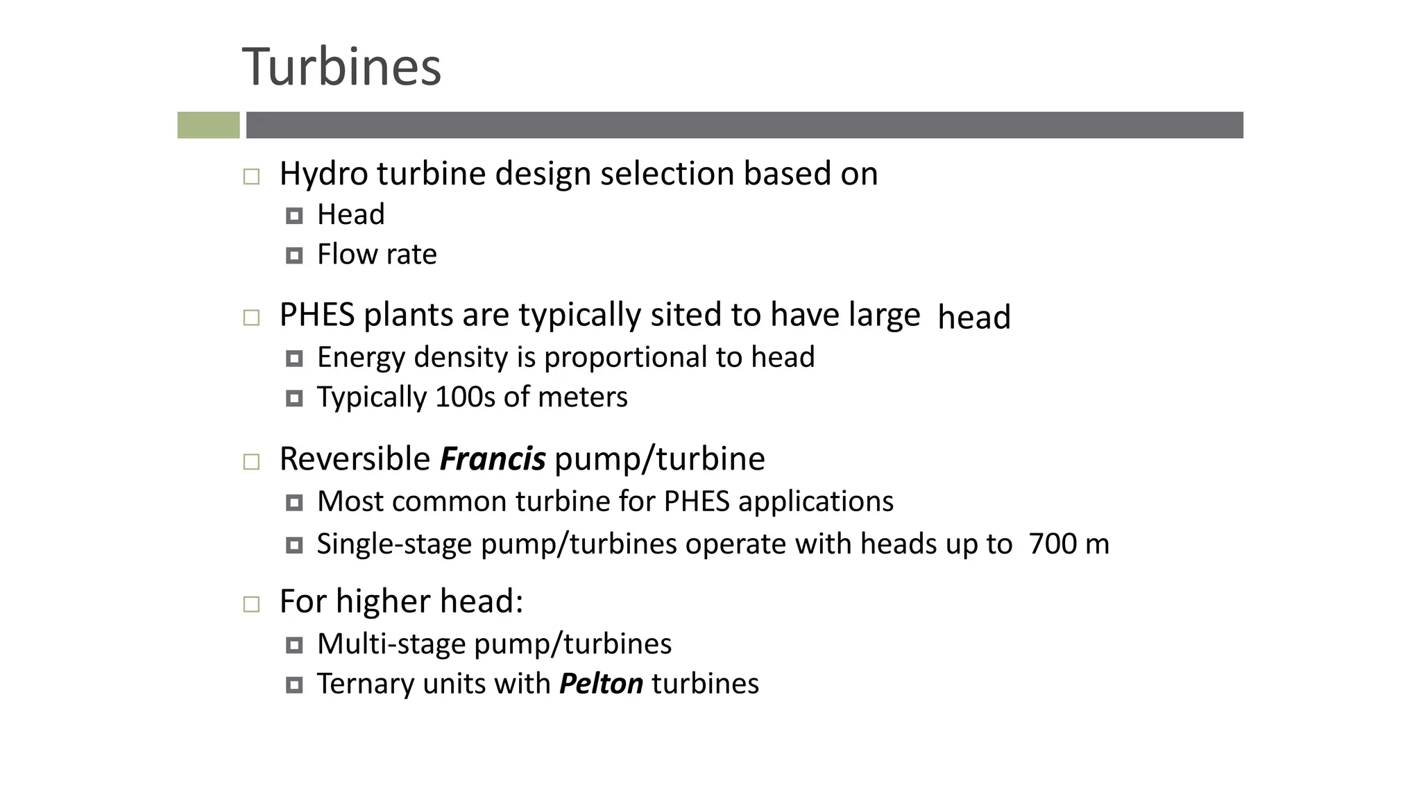 pumped hydro energy storage system | PPTX