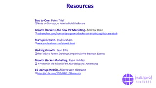 Growth Strategy for Early Stage Startups - Founder institute