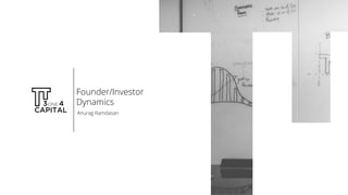 Founder/Investor
Dynamics
Anurag Ramdasan
 