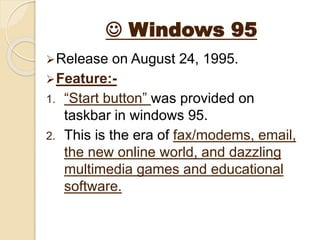 Microsoft windows operating system | PPTX